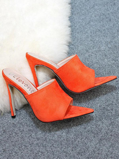 Peep Toe 5 Colors Sandal High Heels