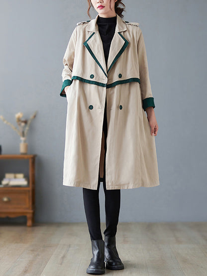 Urban Buttoned Split-Joint Trench Coat Outerwear