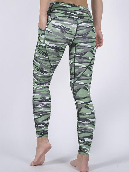 Camo Patchwork Yoga Leggings