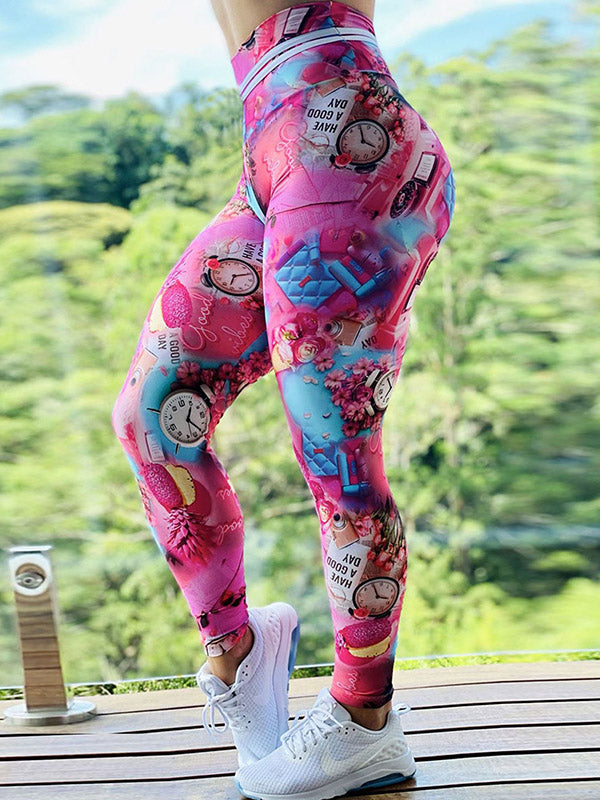 Yoga Printed  Fitness Leggings