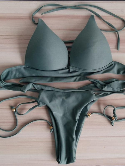 Plain Sexy Bikinis Swimwear