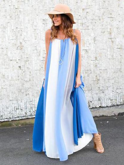 Strapless Long Beach Dress