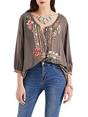 V-neck 2 Colors Blouses&shirts Tops