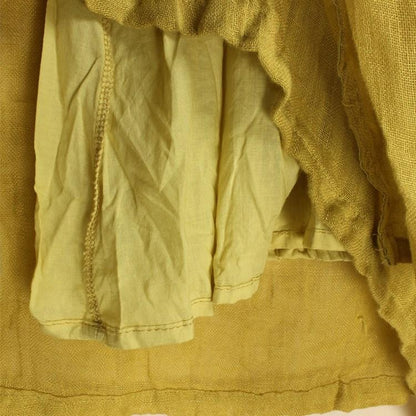 Women linen summer  short sleeve gown
