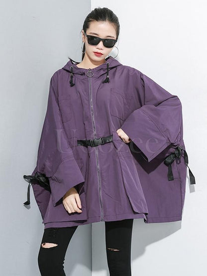 Super Loose Lace-up Outwear
