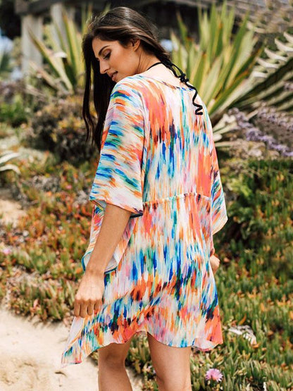 Sexy Deep-neck Loose Cover-ups Swimwear