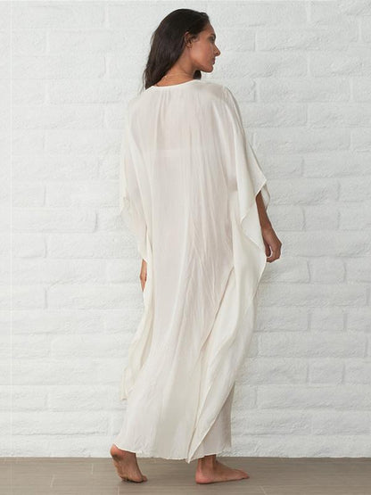 V-neck See-through Loose Cover-ups Swimwear