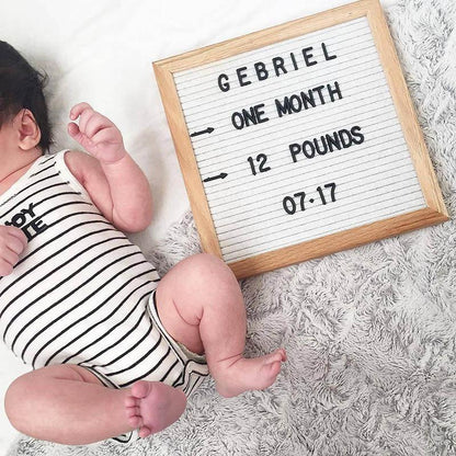 Felt Letterboard Photo Frame Home Decoration