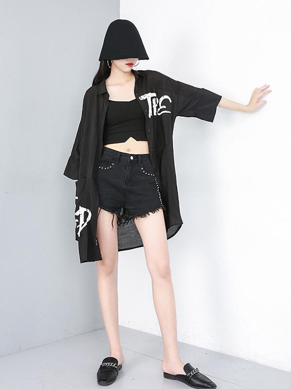 Loose Irregular Light Sun-proof Tops
