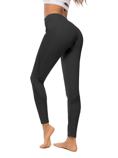 Mesh Pocket High Waist Yoga Leggings