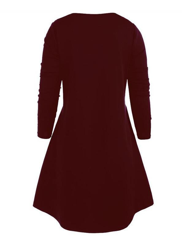 Square-Neck Solid Bandage Mini Dress