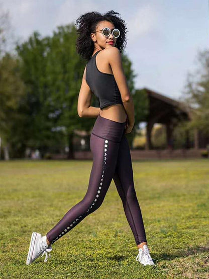 Sports Printed High Waisted Leggings