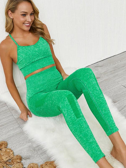 Seamless Tank&Fitness Leggings Suits