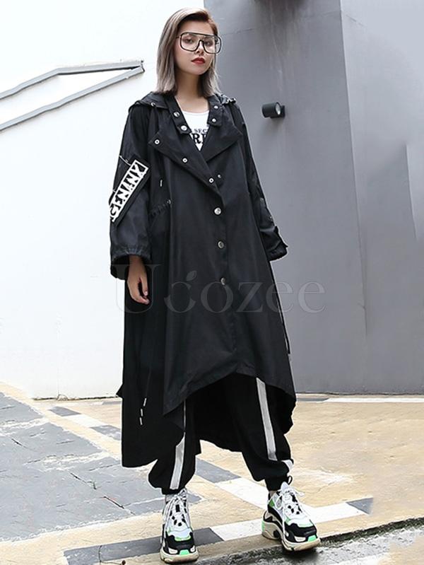 New Printed Cropped Long Outwear