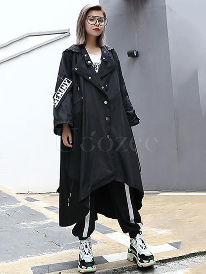 New Printed Cropped Long Outwear