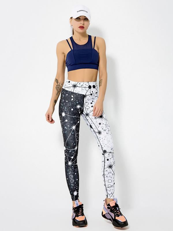 Fashion Printed Wrap Yoga Bottoms