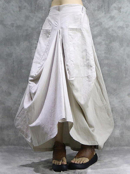 Casual Irregular Buds Skirt