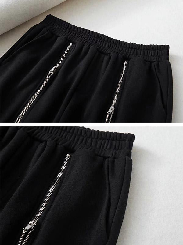 Fashion Contrast Color Loose Harem Pants