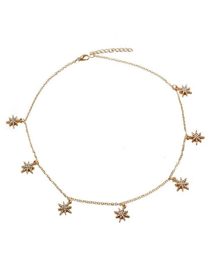 Vintage Star Pattern Necklaces Accessories