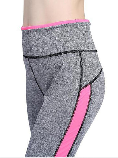 High Waist Paneled Yoga Leggings