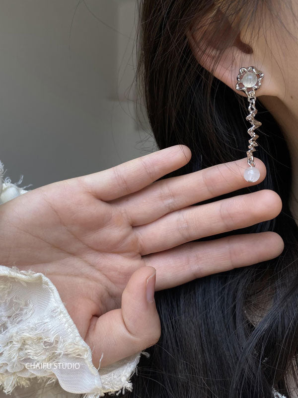 Urban Asymmetric Tasseled Earrings Accessories