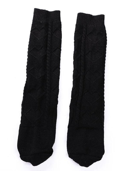 Knitting Solid Colors 5 Colors Stocking