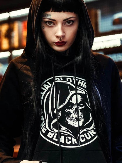 Casual Loose Printed Letters Hoodies&Sweatshirt