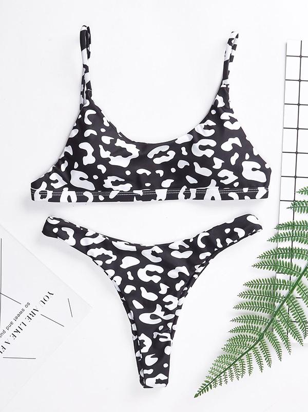 Leopard Printed Bikini Set