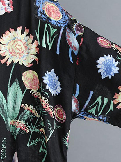 Summer New Loose Oversize Printed Dress