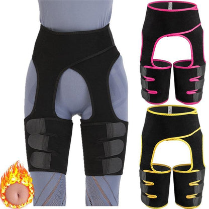 Sweat Thigh Leg Shaper Body Fat Burning Waist Belt