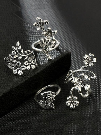 4pcs Vintage Rings Accessories