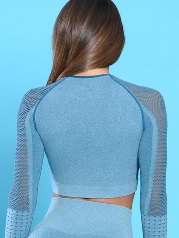 Long Sleeves Breathable Yoga&Gym Tee