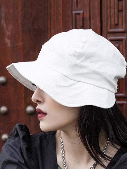 Summer Fringed Solid Bucket Hat