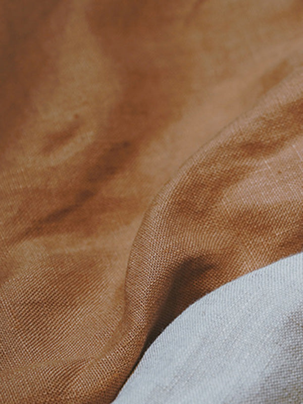 Casual Linen Drawstring Elasticity Waist Loose Shorts