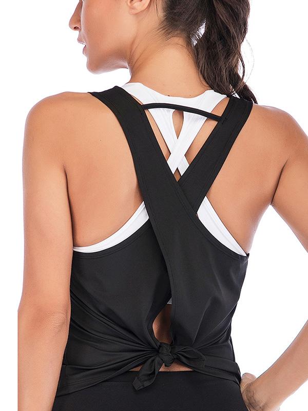 Outgoing Sports The back cross Tees