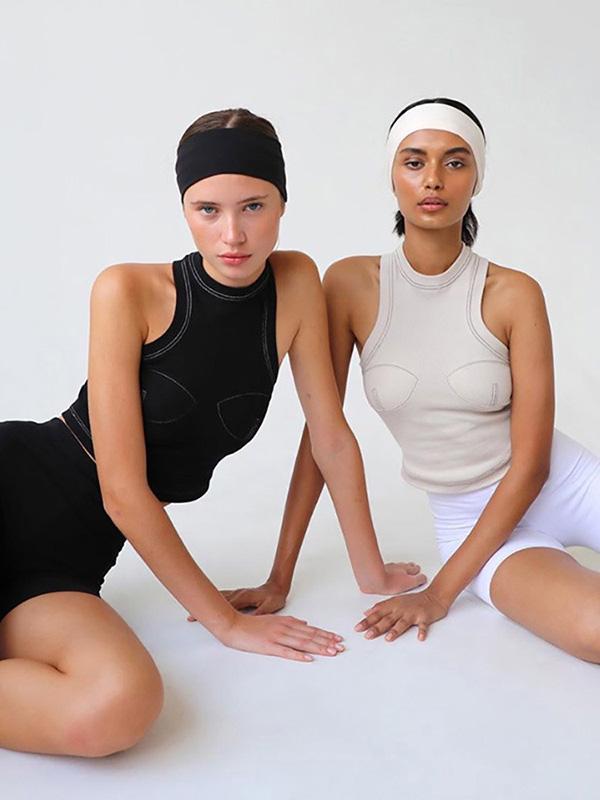 Solid Sleeveless Round-Neck Tank