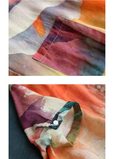 Retro Linen A-line Shirt