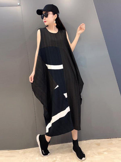 Original Split-joint Sleeveless Dress
