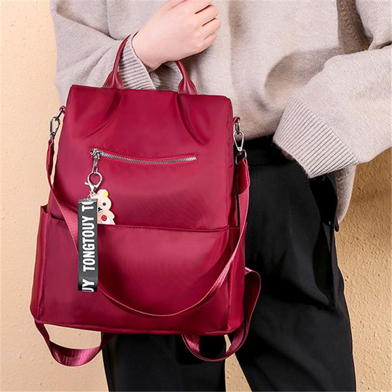 Oxford Multi-function Backpack Anti-theft Leisure Travel Shouder Bag