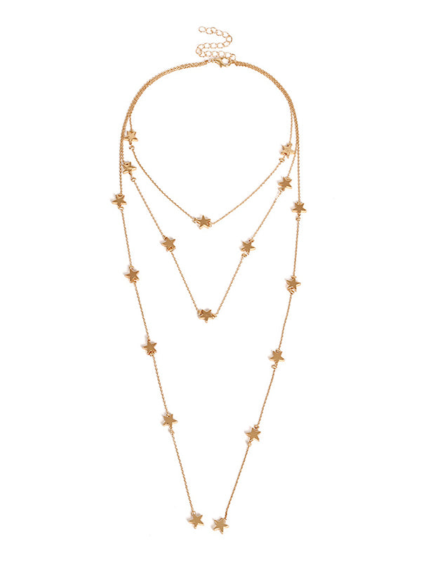 Fashion Star Multi-Layer Necklace