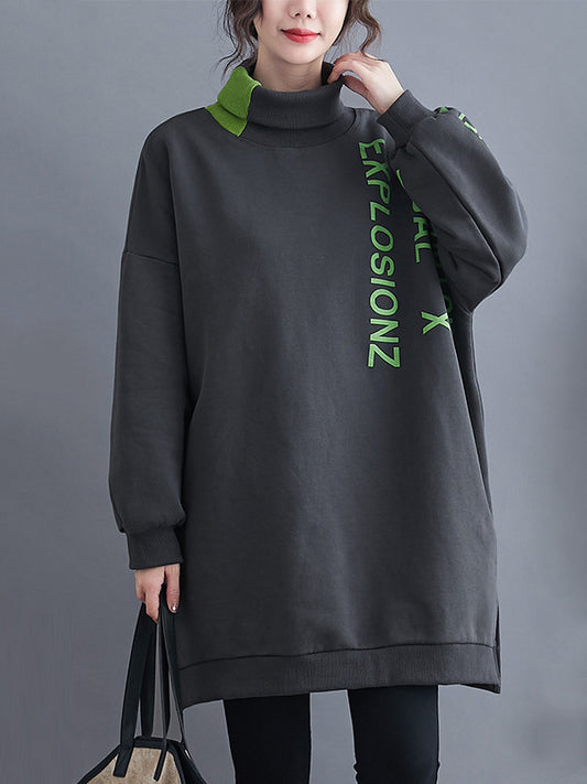 Original Split-Joint Letter Print Sweatshirts