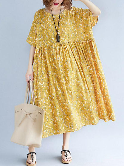 2019 Summer New Loose Printed Dress