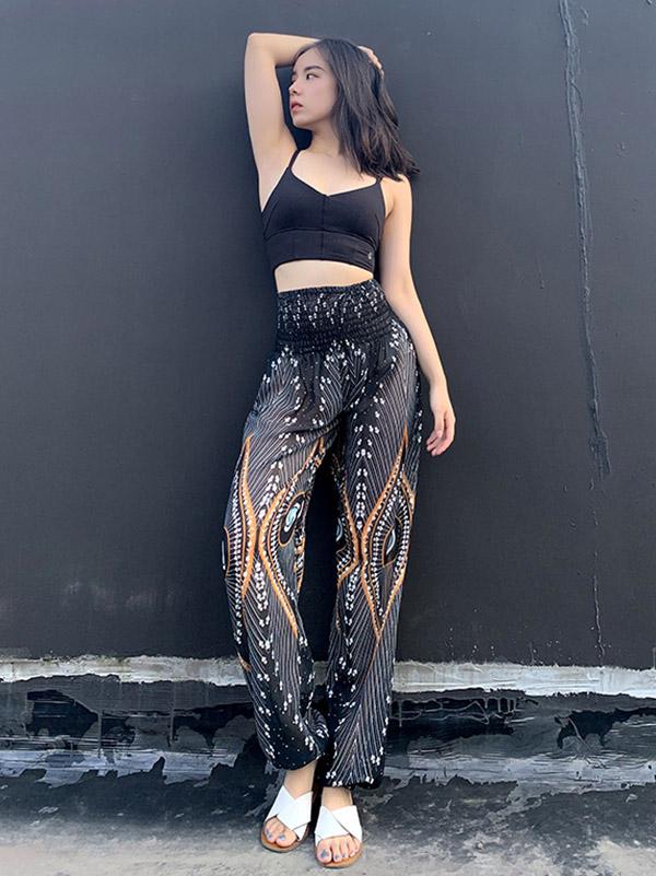 Fashion Beach Casual  Printed Bloomers Pants