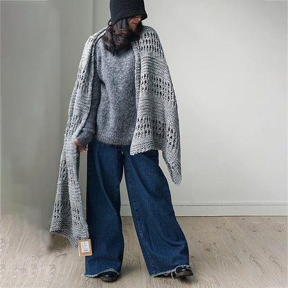 Casual Keep Warm Hollow Women Scarf