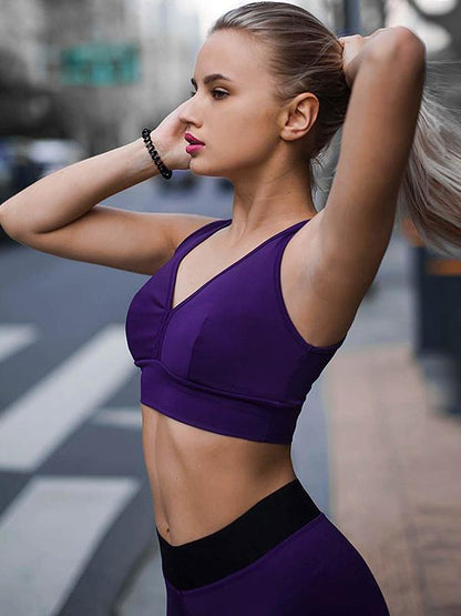 No Steel Ring Breathable Running Bra