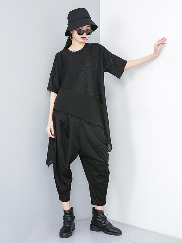 Casual Irregular Chiffon Tops