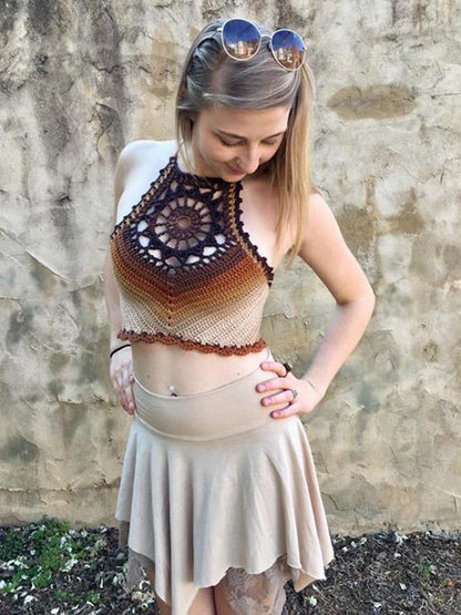 Fashion Knitted Bohemia Tank Tops