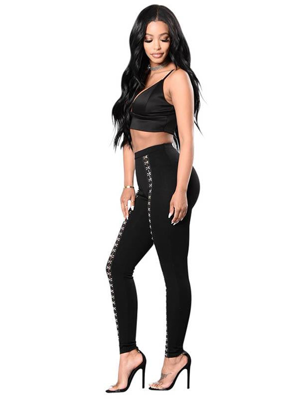 Stretch Tight Ninth Pants Leggings