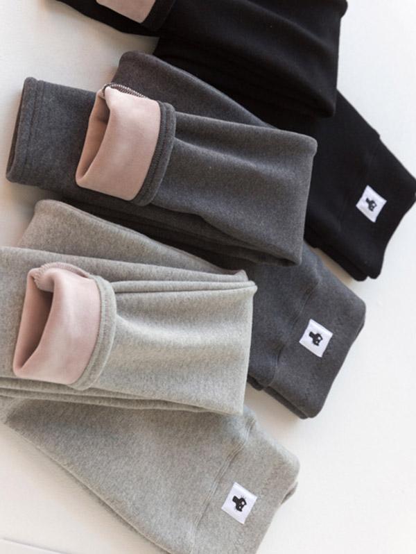 Pure Color Warm Leggings