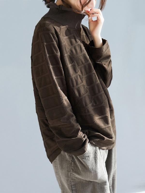 Original Solid High Collar Hoodies&Sweatshirts